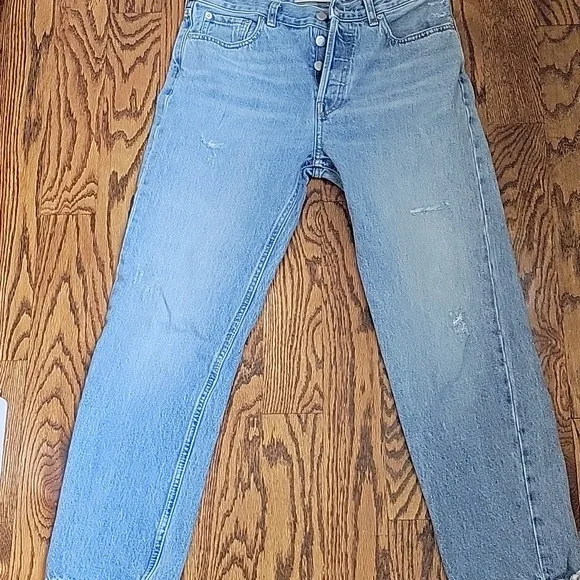 Everlane Women's Rigid Slouch Jean in Broken-In Blue, Size 26. Perfect Condition - Picture 4 of 6